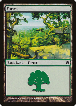 Forest (38) [Duel Decks: Ajani vs. Nicol Bolas] | Tabernacle Games