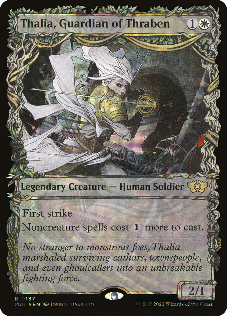 Thalia, Guardian of Thraben (Halo Foil) [Multiverse Legends] | Tabernacle Games