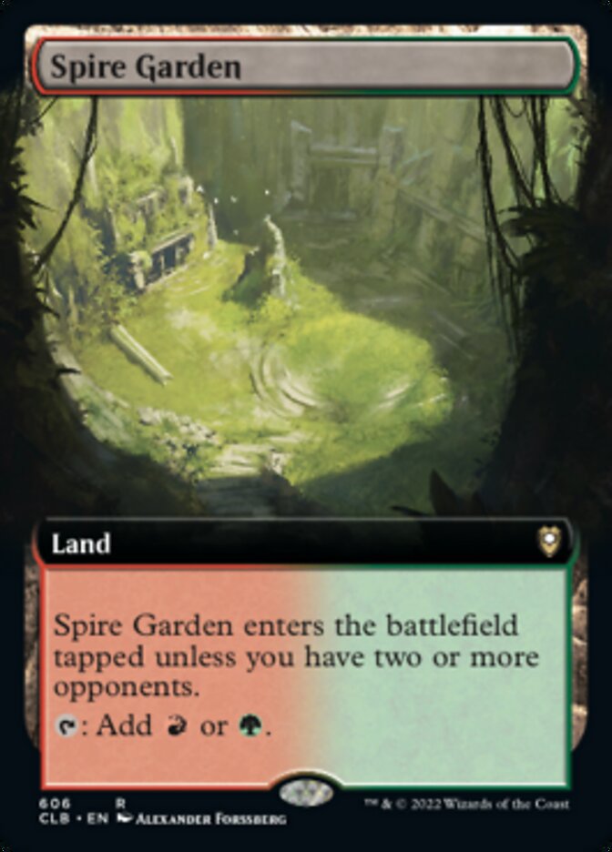 Spire Garden (Extended Art) [Commander Legends: Battle for Baldur's Gate] | Tabernacle Games