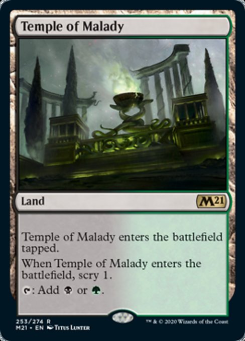 Temple of Malady [Core Set 2021] | Tabernacle Games