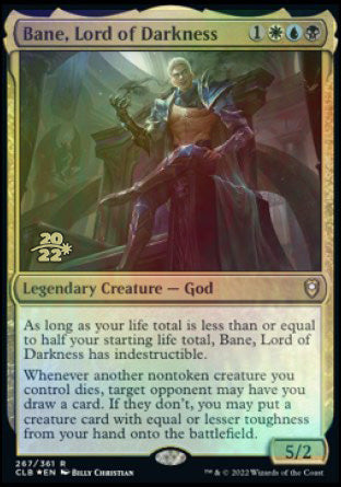 Bane, Lord of Darkness [Commander Legends: Battle for Baldur's Gate Prerelease Promos] | Tabernacle Games