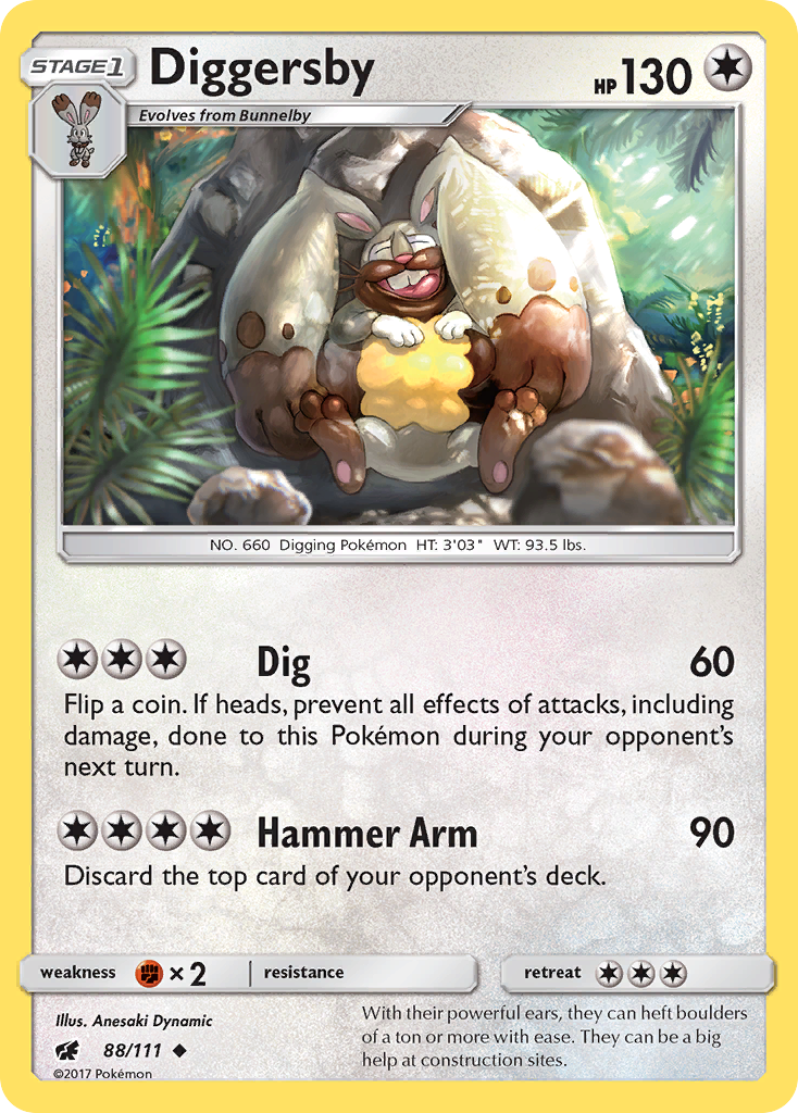 Diggersby (88/111) [Sun & Moon: Crimson Invasion] | Tabernacle Games