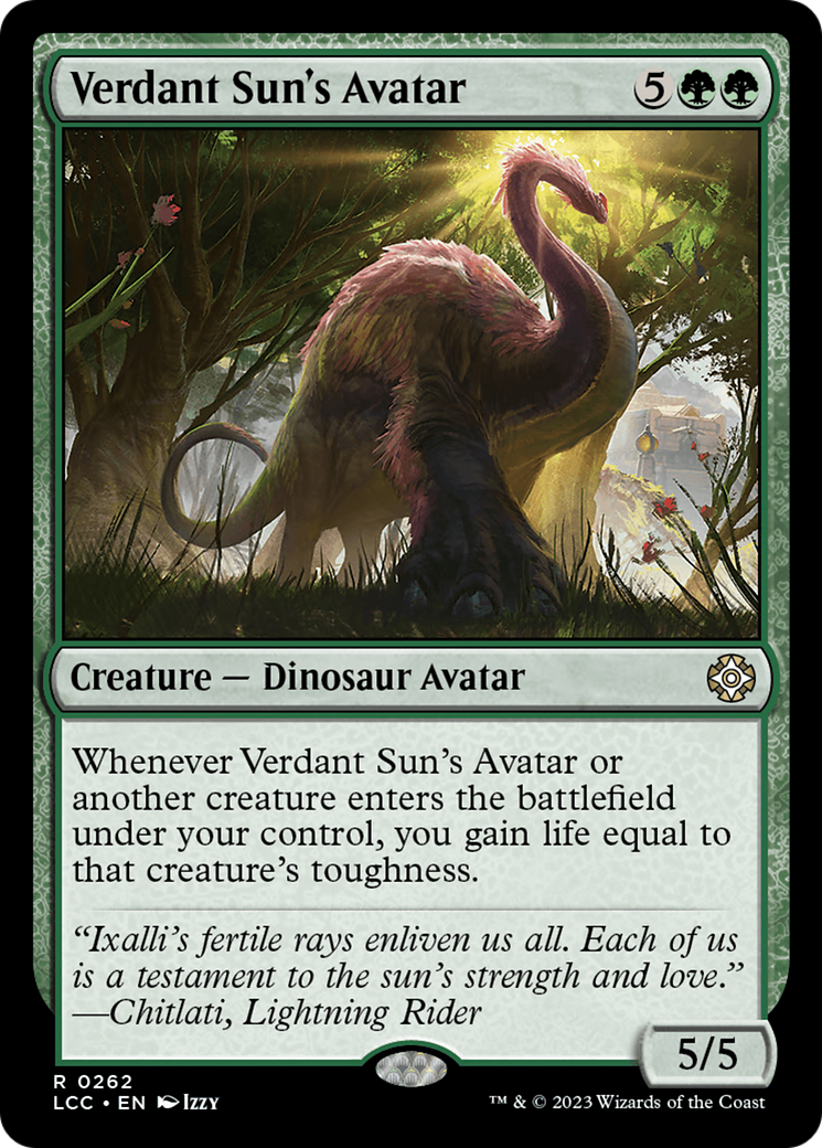 Verdant Sun's Avatar [The Lost Caverns of Ixalan Commander] | Tabernacle Games