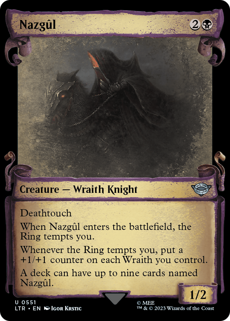 Nazgul (0551) [The Lord of the Rings: Tales of Middle-Earth Showcase Scrolls] | Tabernacle Games