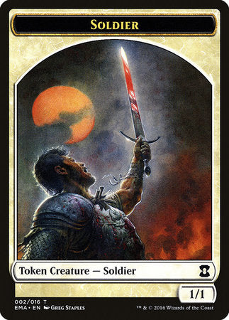 Soldier Token [Eternal Masters Tokens] | Tabernacle Games