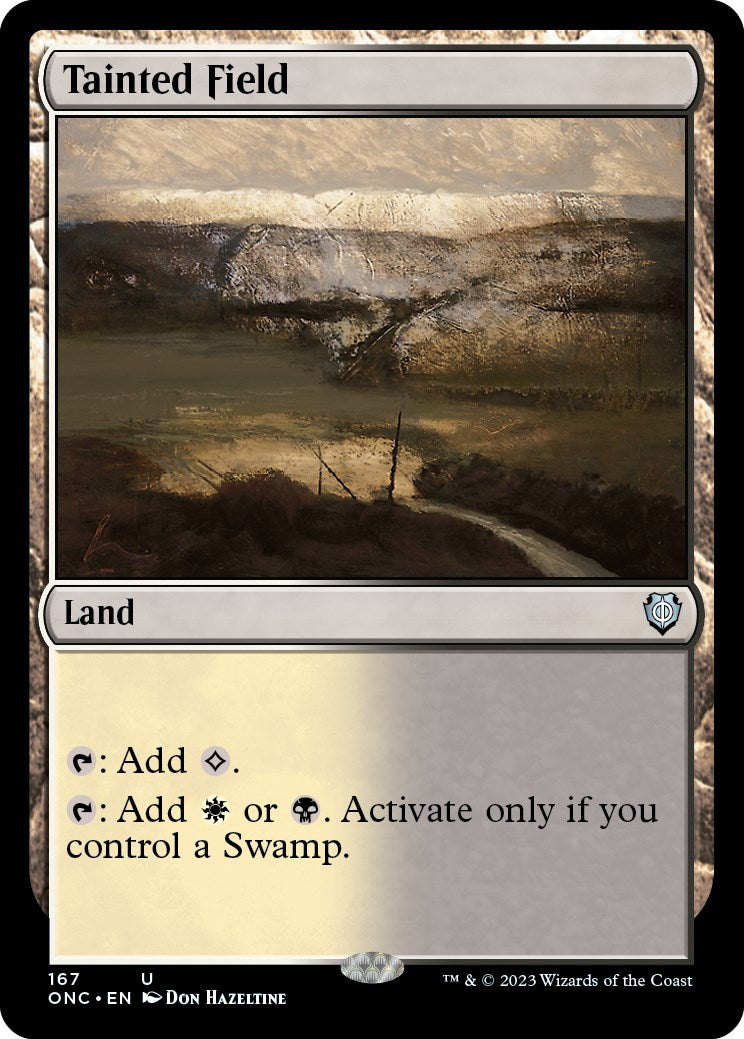 Tainted Field [Phyrexia: All Will Be One Commander] | Tabernacle Games