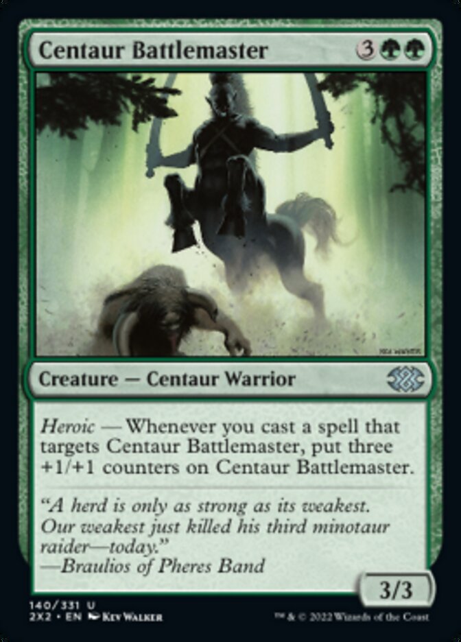 Centaur Battlemaster [Double Masters 2022] | Tabernacle Games