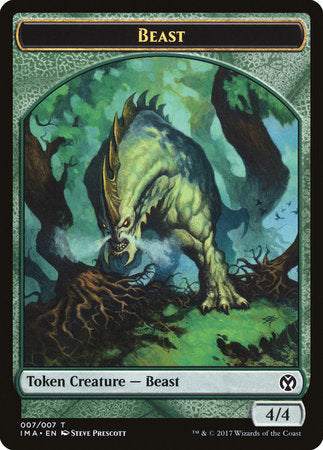 Beast Token (007) [Iconic Masters Tokens] | Tabernacle Games