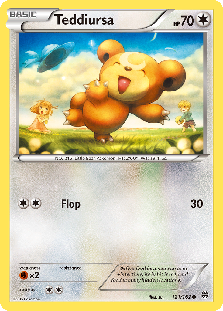 Teddiursa (121/162) [XY: BREAKthrough] | Tabernacle Games