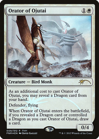 Orator of Ojutai [Friday Night Magic 2015] | Tabernacle Games