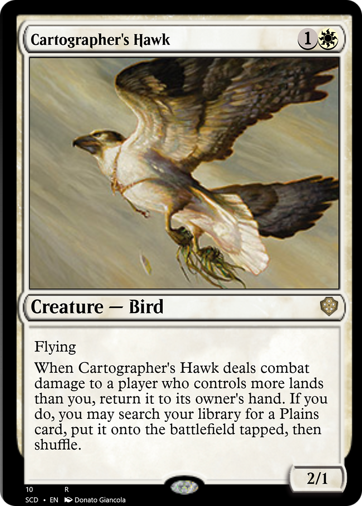 Cartographer's Hawk [Starter Commander Decks] | Tabernacle Games