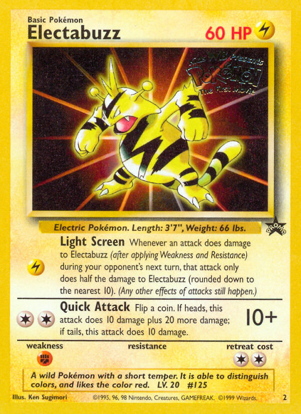 Electabuzz (2) [Wizards of the Coast: Black Star Promos] | Tabernacle Games