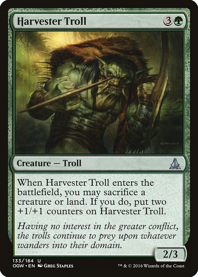 Harvester Troll [Oath of the Gatewatch] | Tabernacle Games