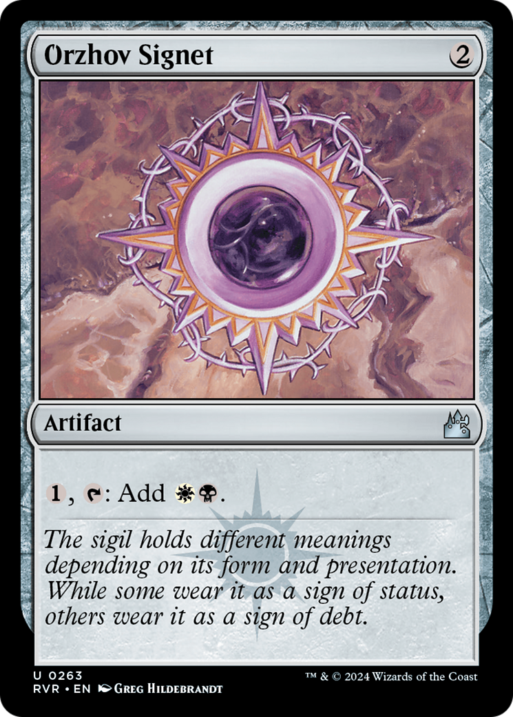 Orzhov Signet [Ravnica Remastered] | Tabernacle Games