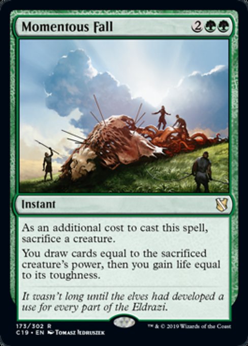 Momentous Fall [Commander 2019] | Tabernacle Games