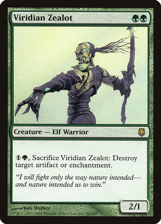 Viridian Zealot [Darksteel] | Tabernacle Games