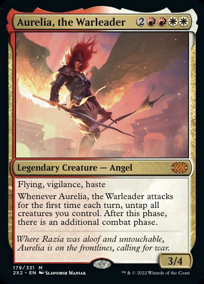 Aurelia, the Warleader [Double Masters 2022] | Tabernacle Games