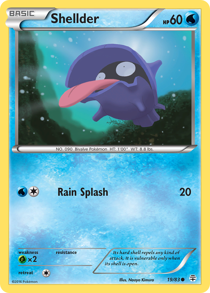 Shellder (19/83) [XY: Generations] | Tabernacle Games