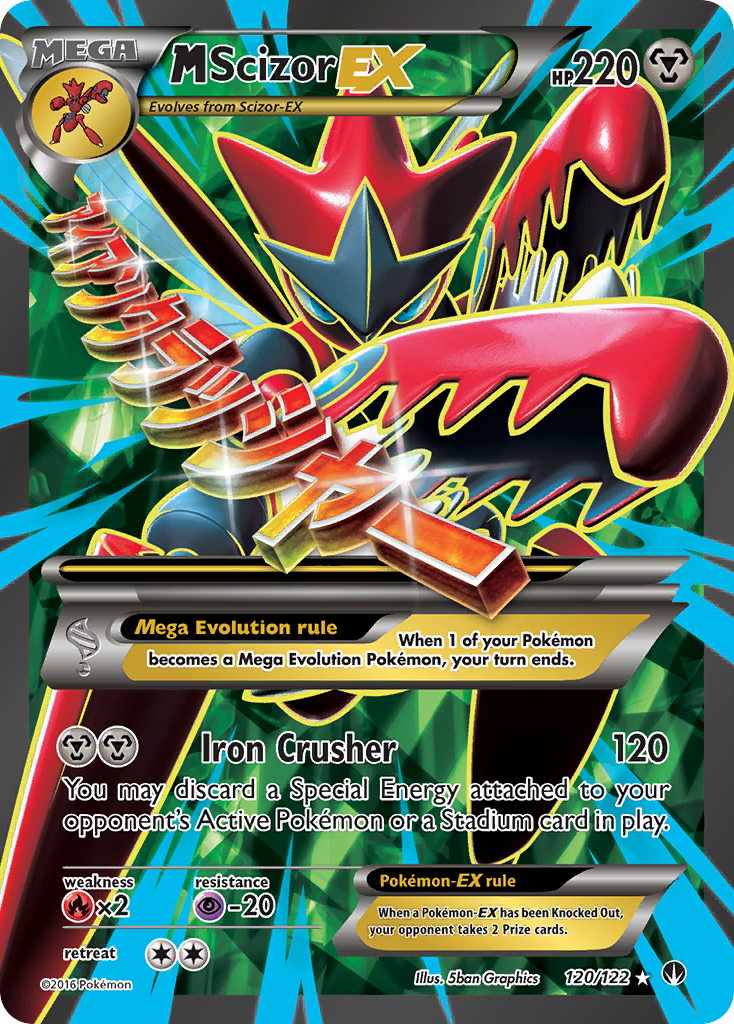 M Scizor EX (120/122) [XY: BREAKpoint] | Tabernacle Games