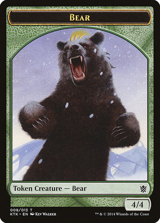 Bear Token [Khans of Tarkir Tokens] | Tabernacle Games
