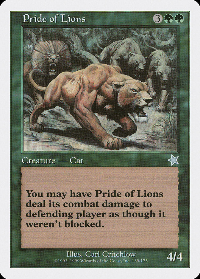 Pride of Lions [Starter 1999] | Tabernacle Games