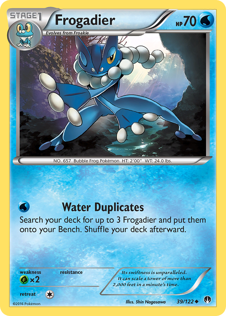 Frogadier (39/122) [XY: BREAKpoint] | Tabernacle Games