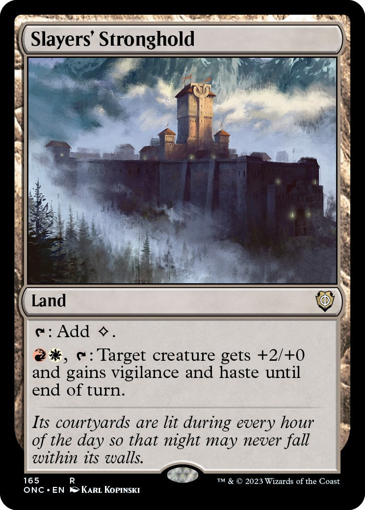 Slayers' Stronghold [Phyrexia: All Will Be One Commander] | Tabernacle Games