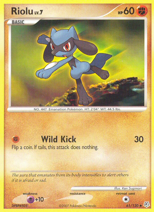 Riolu (61/130) [Diamond & Pearl: Base Set] | Tabernacle Games