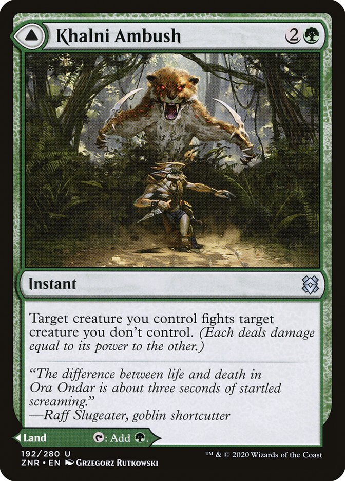 Khalni Ambush // Khalni Territory [Zendikar Rising] | Tabernacle Games