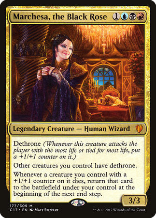 Marchesa, the Black Rose [Commander 2017] | Tabernacle Games