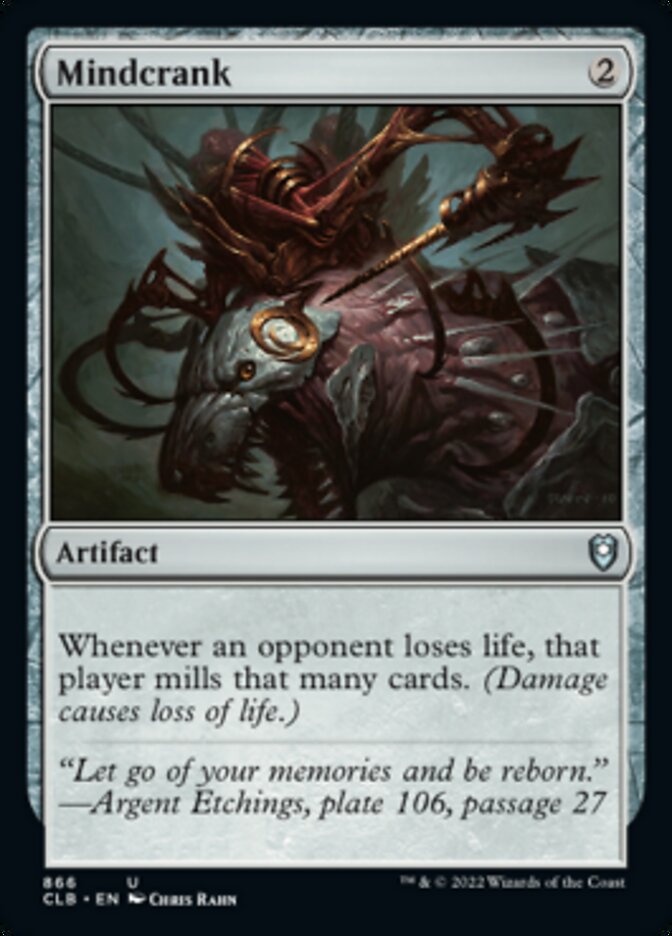 Mindcrank [Commander Legends: Battle for Baldur's Gate] | Tabernacle Games