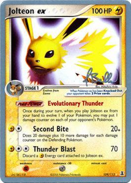 Jolteon ex (109/113) (Eeveelutions - Jimmy Ballard) [World Championships 2006] | Tabernacle Games