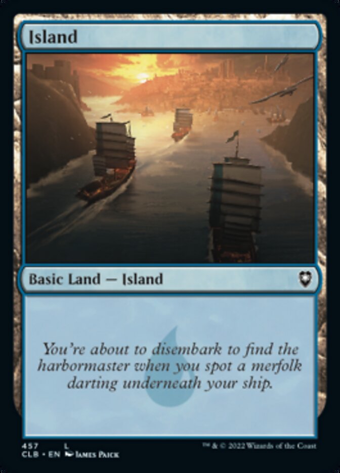 Island (457) [Commander Legends: Battle for Baldur's Gate] | Tabernacle Games