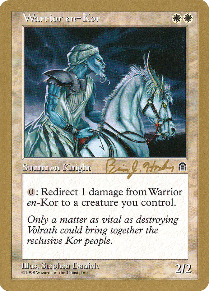 Warrior en-Kor (Brian Hacker) [World Championship Decks 1998] | Tabernacle Games