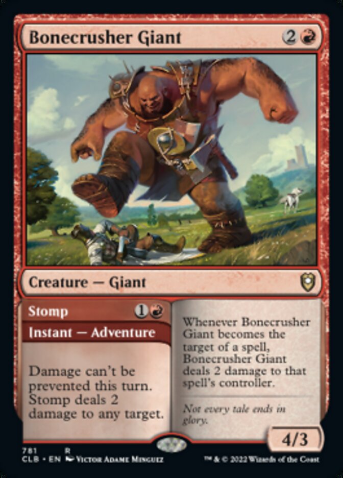 Bonecrusher Giant // Stomp [Commander Legends: Battle for Baldur's Gate] | Tabernacle Games