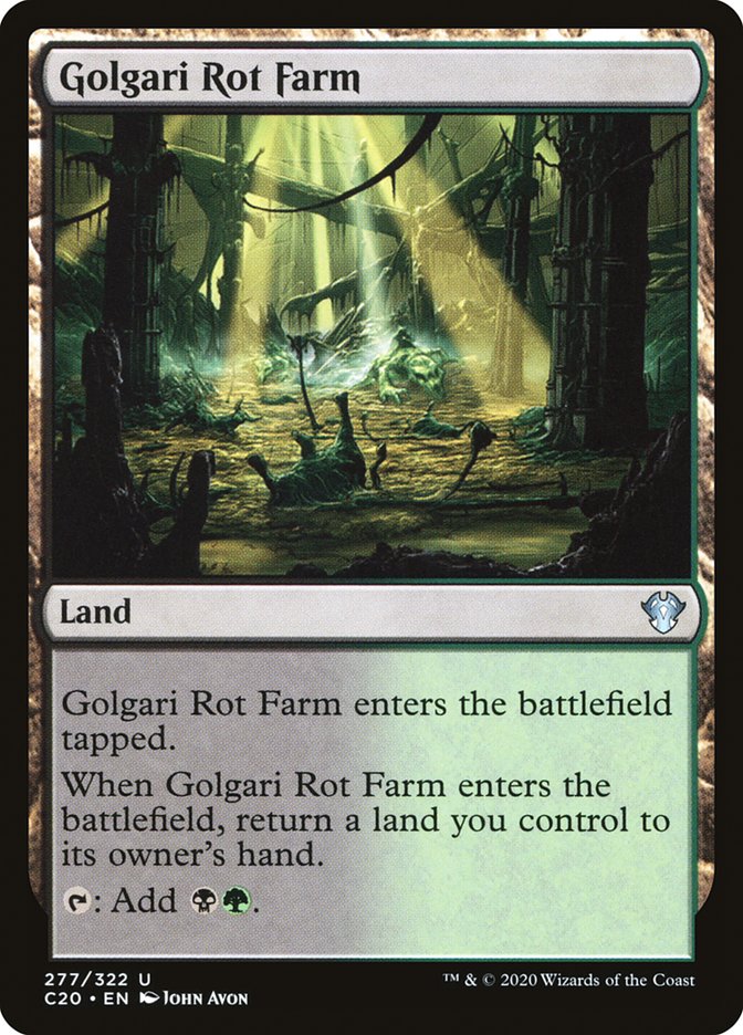 Golgari Rot Farm [Commander 2020] | Tabernacle Games