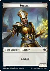 Insect // Soldier Double-Sided Token [Starter Commander Decks] | Tabernacle Games