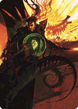 Mishra's Command Art Card [The Brothers' War Art Series] | Tabernacle Games