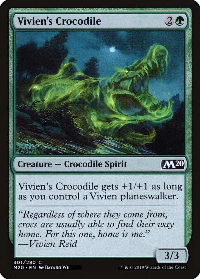 Vivien's Crocodile [Core Set 2020] | Tabernacle Games