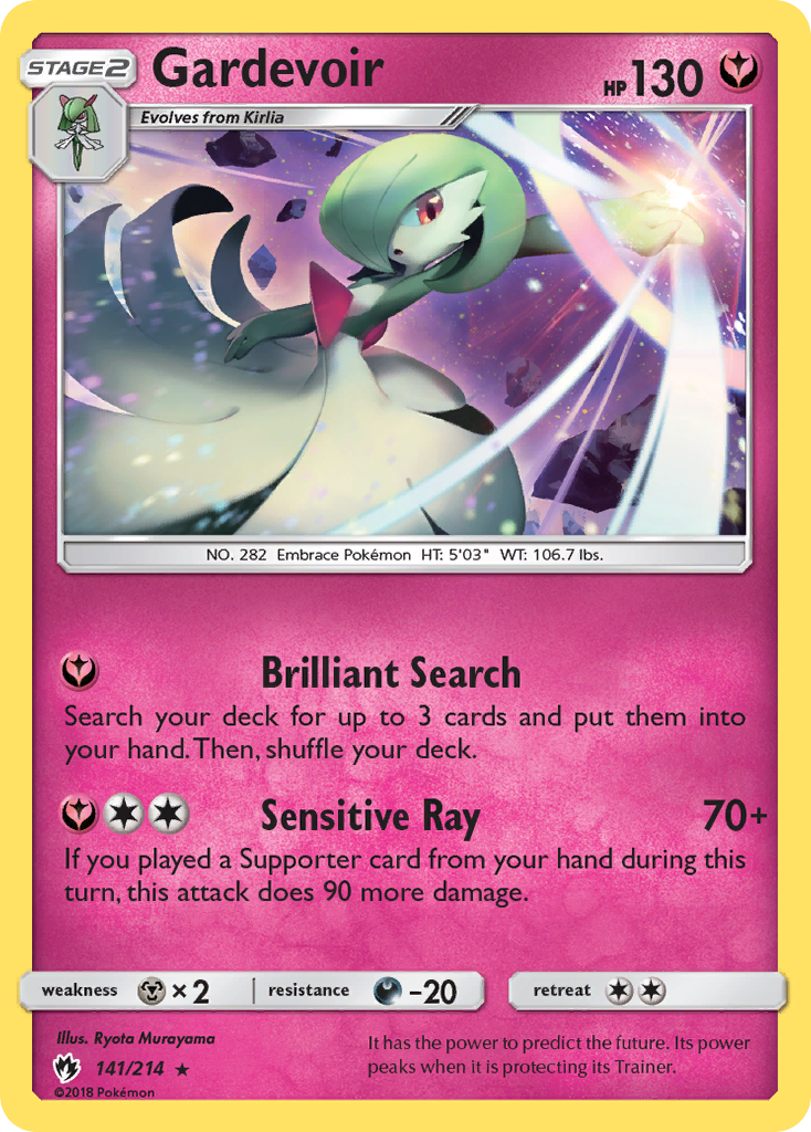 Gardevoir (141/214) [Sun & Moon: Lost Thunder] | Tabernacle Games