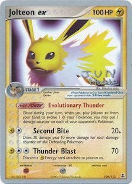 Jolteon ex (109/113) (Flyvees - Jun Hasebe) [World Championships 2007] | Tabernacle Games