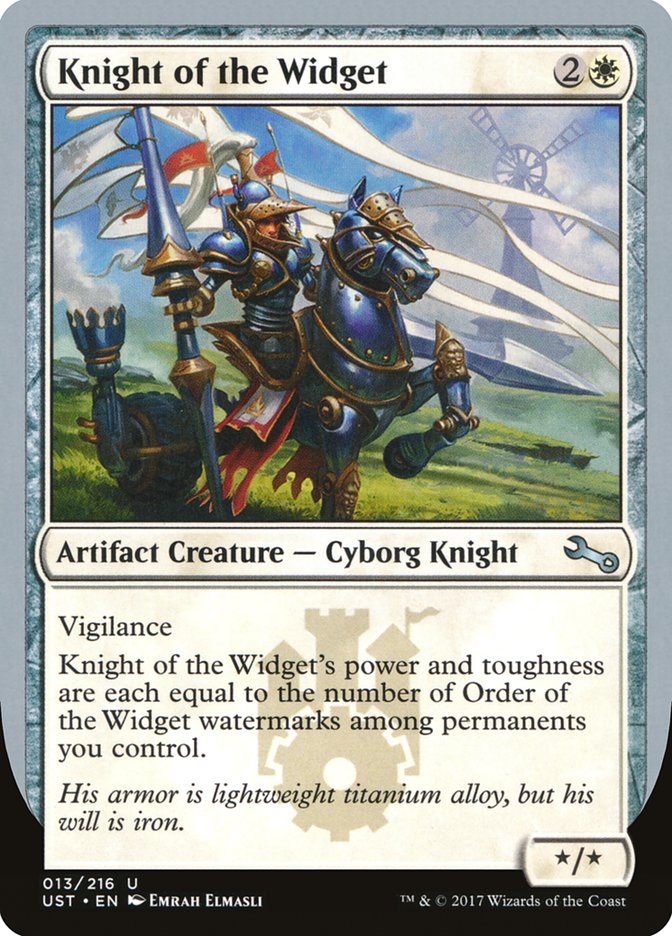 Knight of the Widget [Unstable] | Tabernacle Games