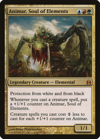 Animar, Soul of Elements [Commander 2011] | Tabernacle Games