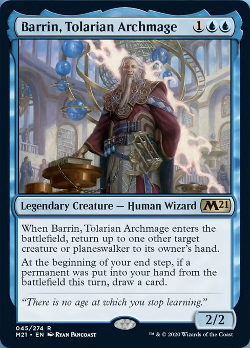 Barrin, Tolarian Archmage [Core Set 2021] | Tabernacle Games