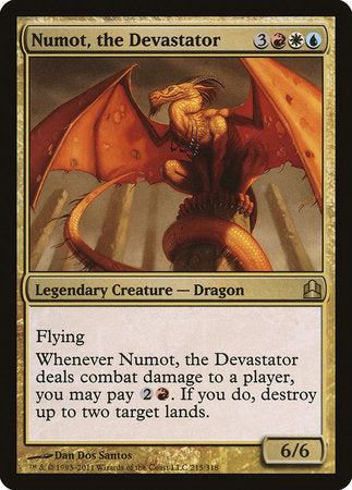 Numot, the Devastator [Commander 2011] | Tabernacle Games