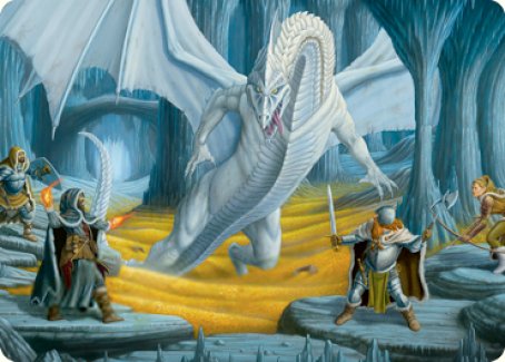 Cave of the Frost Dragon Art Card [Dungeons & Dragons: Adventures in the Forgotten Realms Art Series] | Tabernacle Games