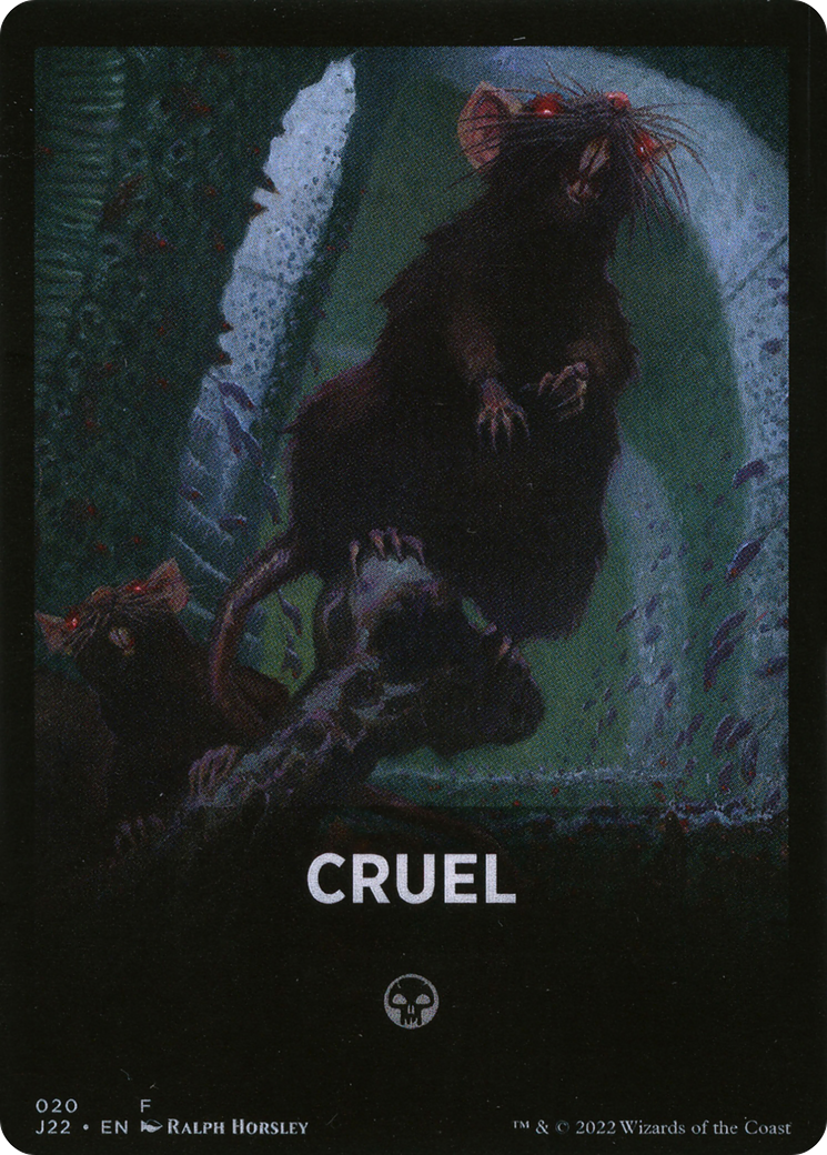 Cruel Theme Card [Jumpstart 2022 Front Cards] | Tabernacle Games