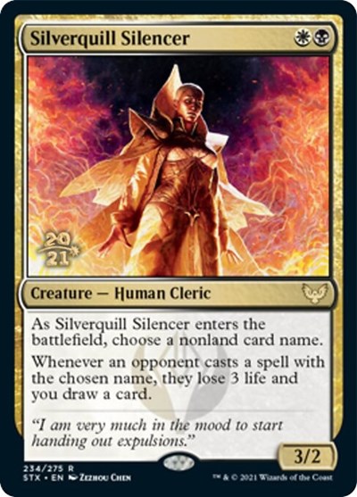 Silverquill Silencer [Strixhaven: School of Mages Prerelease Promos] | Tabernacle Games
