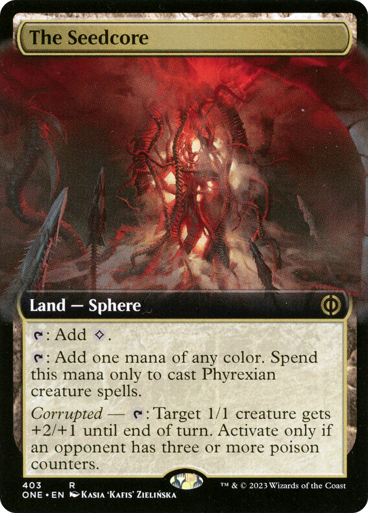 The Seedcore (Extended Art) [Phyrexia: All Will Be One] | Tabernacle Games