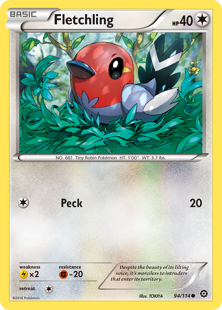 Fletchling (94/114) [XY: Steam Siege] | Tabernacle Games